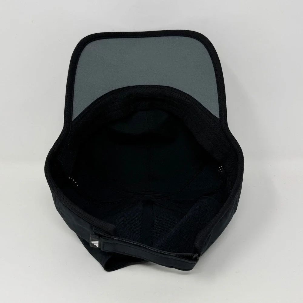 Adidas ClimaCool Running Hat Black White Performance Training Cap C183 90288
